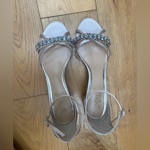 Jewel Badgley Mischka Women's Giona Block Heel Evening Sandals​ - Picture 4 of 12